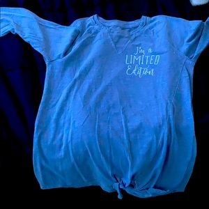 Blue blouse very comfortable